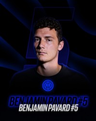 官方：国米后卫帕瓦尔新赛季将改穿5号球衣